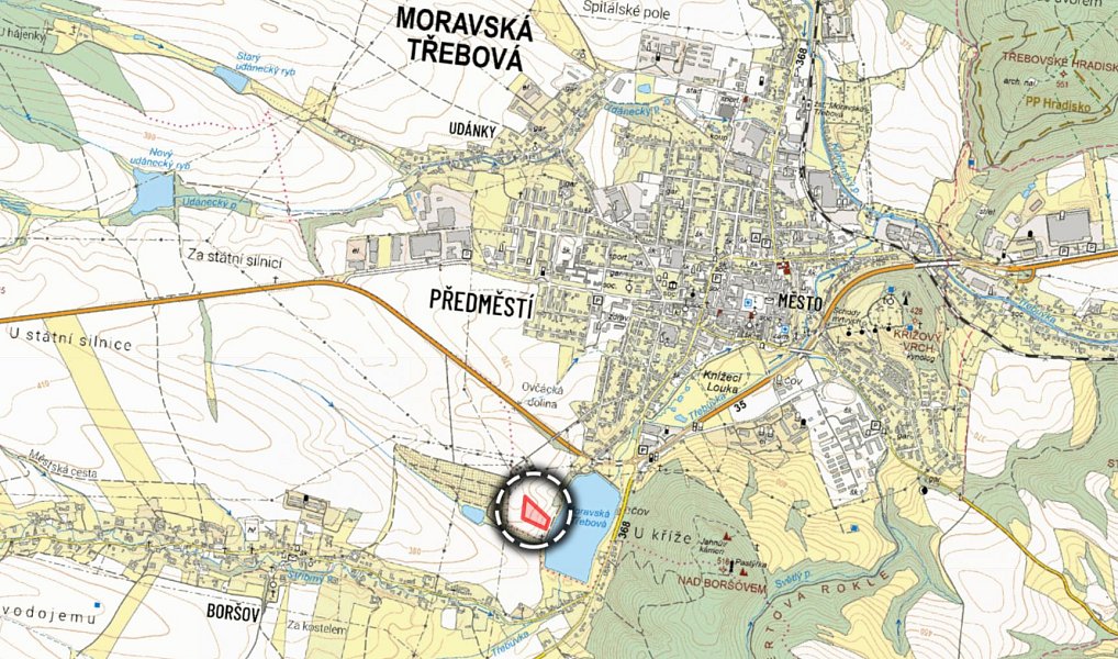 Prodej komerčního pozemku 9 780 m², Moravská Třebová – náhled fotky 6