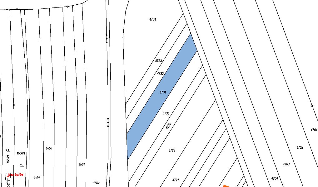 Prodej pole 280 m², Újezd u Brna – náhled fotky 2