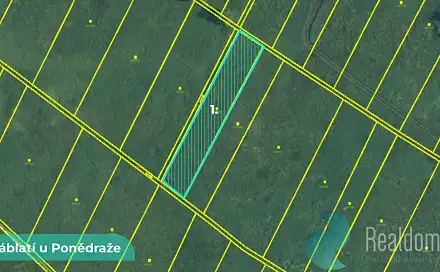 Prodej pole 4 195 m², Záblatí, okres Jindřichův Hradec