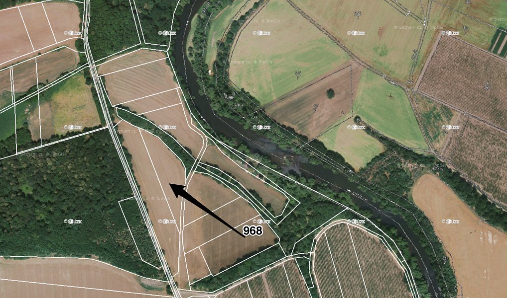 Prodej pole 8 064 m², Postoloprty – náhled fotky 2