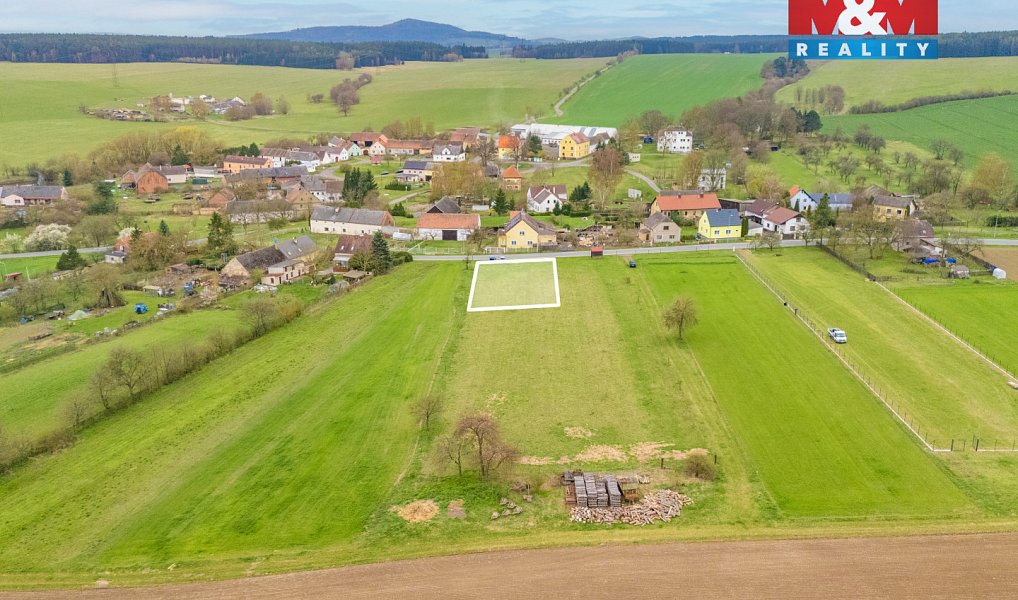 Prodej stavebního pozemku 999 m², Horní Kozolupy – náhled fotky 3