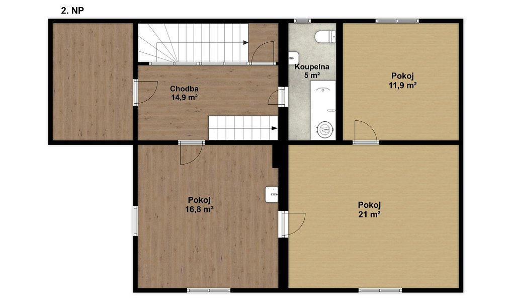 Prodej domu 166 m² s pozemkem 949 m², Velké Kunětice – náhled fotky 28