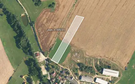 Prodej komerčního pozemku 5 483 m², Mysletice, okres Jihlava