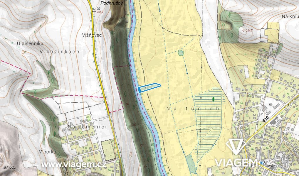 Prodej pole 2 807 m², Brodce – náhled fotky 4