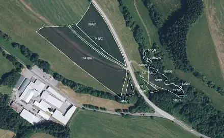 Prodej pole 30 958 m², Nová Paka - Radkyně, okres Jičín