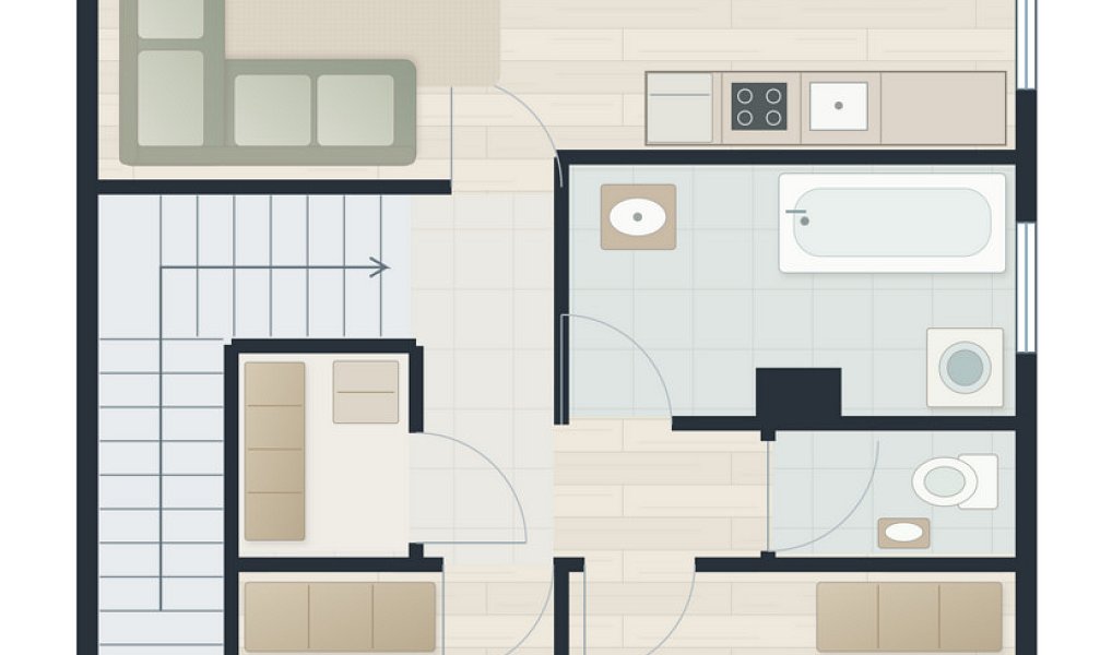 Pronájem bytu 3+kk 74 m², Praha – náhled fotky 4