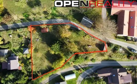 Prodej stavebního pozemku 976 m², Divišov - Dalovy, okres Benešov
