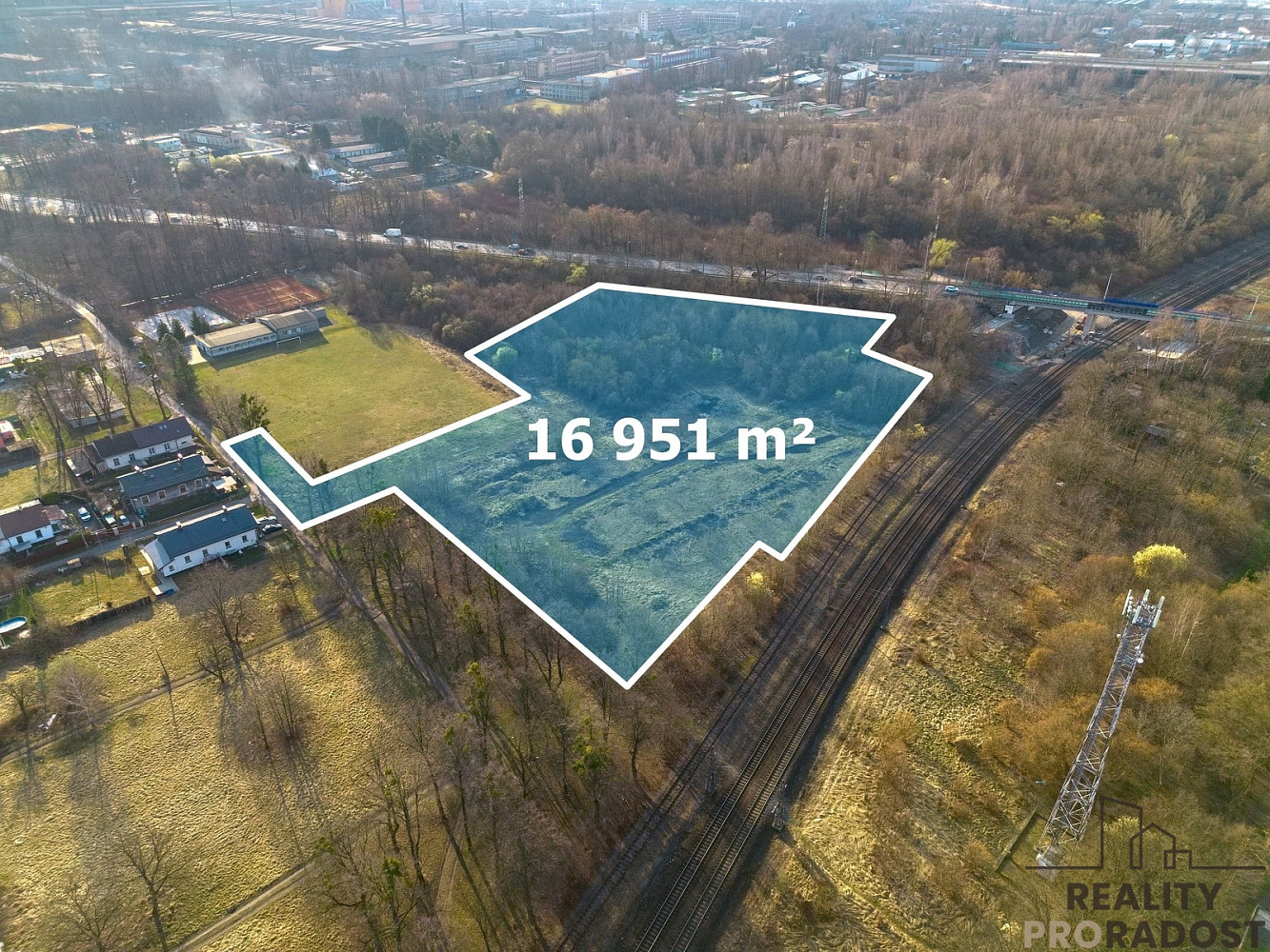 Prodej stavebního pozemku 16 951 m², Ostrava