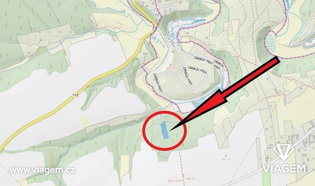 Prodej zahrady 3 552 m², Chyňava – náhled fotky 5