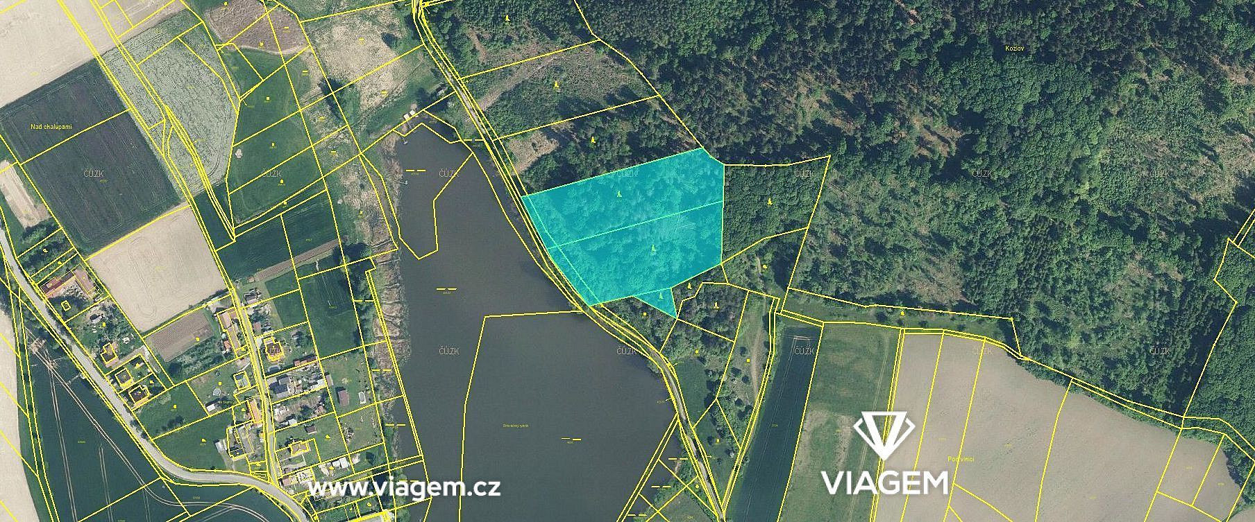 Prodej lesa 1 453 m²