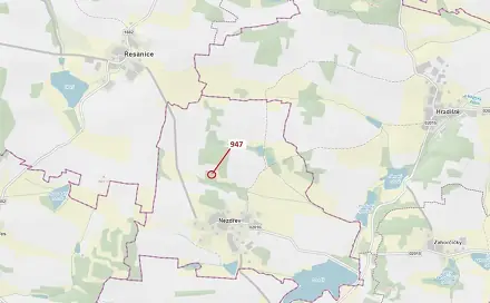 Dražba lesa 126 m², Nezdřev
