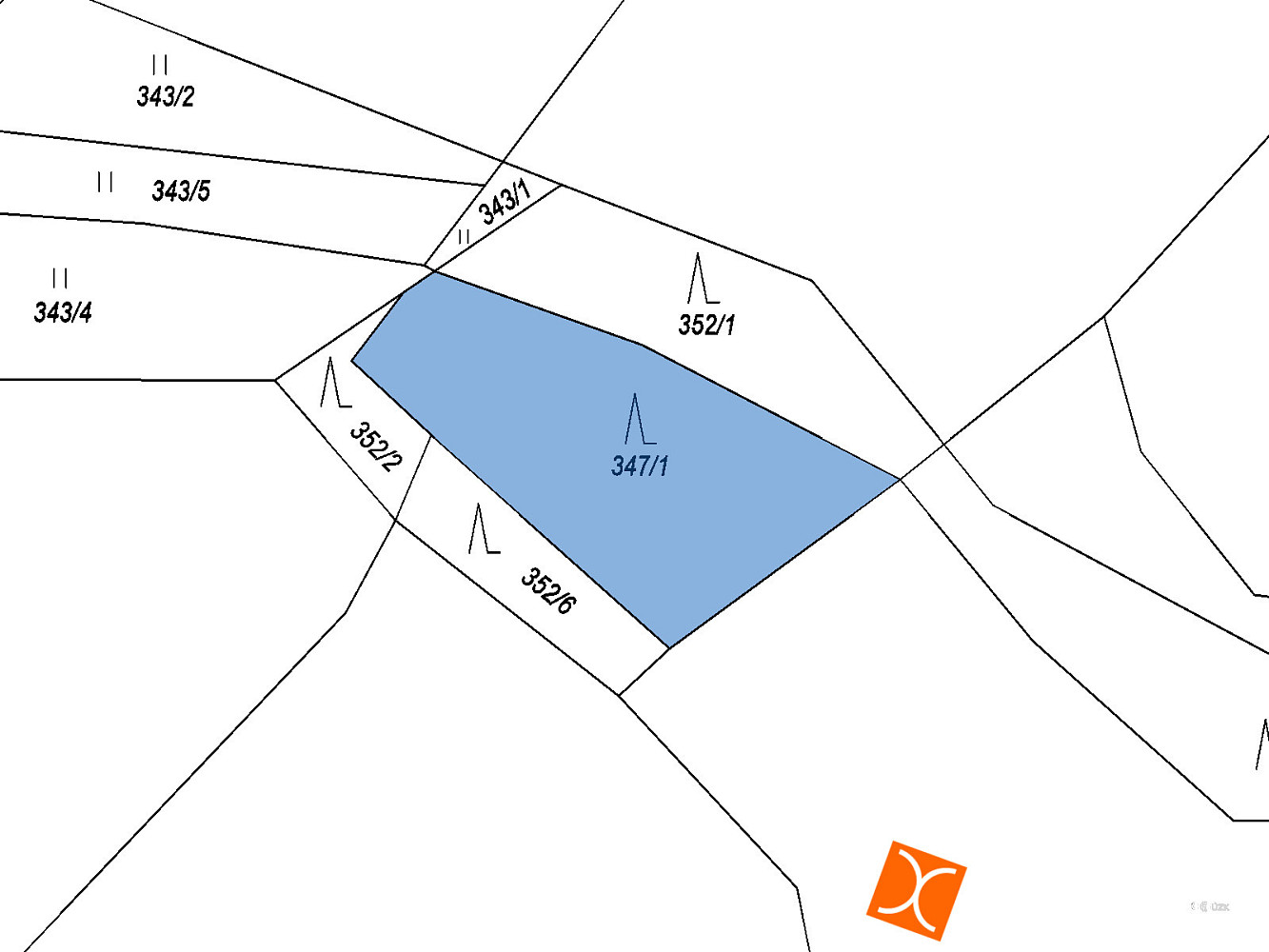 Prodej lesa 637 m² — photo 2