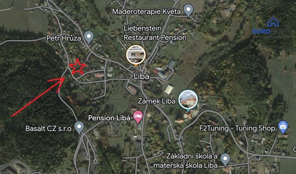 Prodej stavebního pozemku 628 m², Libá – náhled fotky 3