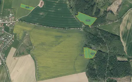Prodej pole 30 717 m², Košice, okres Tábor