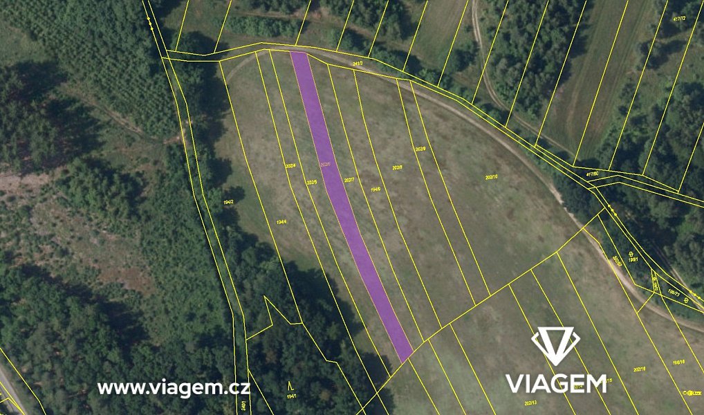 Prodej pole 1 140 m², Církvice – náhled fotky 4