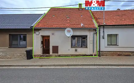 Prodej domu 45 m² s pozemkem 942 m², Lhotka, Koryčany, okres Kroměříž