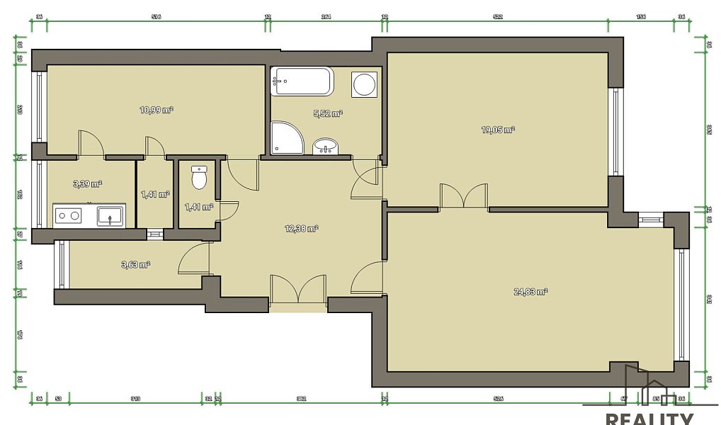 Prodej bytu 3+kk 85 m², Praha – náhled fotky 3