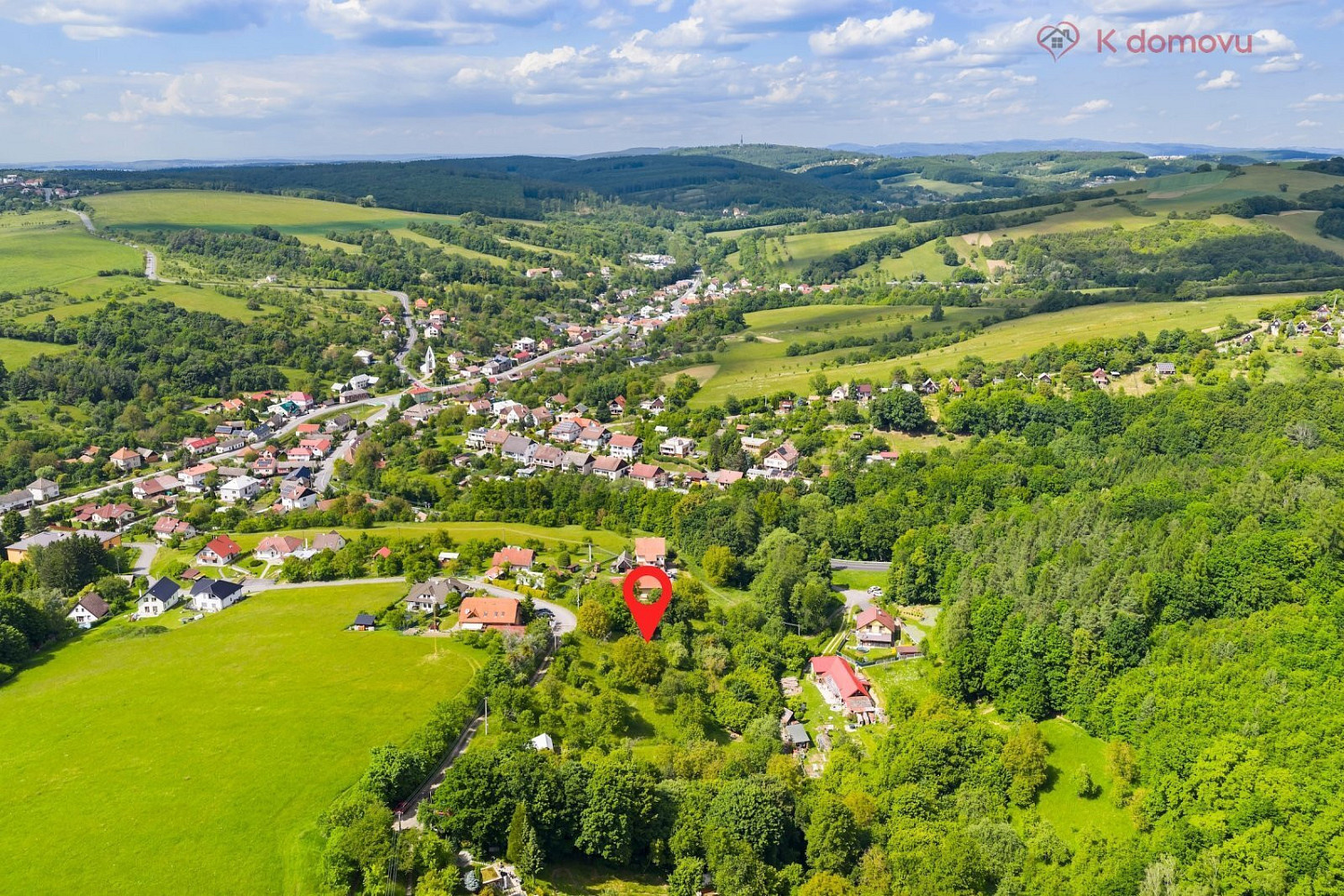 Prodej souboru pozemků (stavební část 4.407m², ostatní 6.724m²) Bohuslavice u Zlína – pohled 3