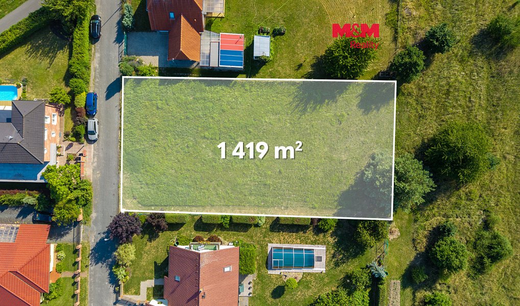 Prodej pozemku, 1419 m², Nymburk, Loučeň