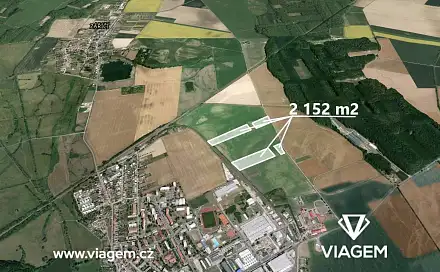 Prodej stavebního pozemku 2 151 m², Chropyně, okres Kroměříž