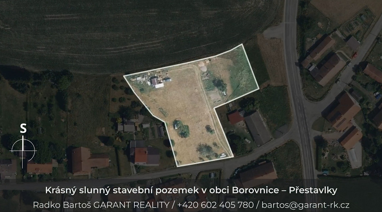 Prodej stavebního pozemku 3 744 m² – fotografie 2