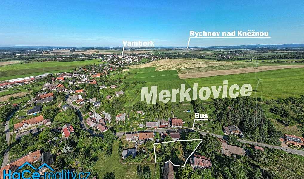 Prodej stavebního pozemku 1 133 m², Vamberk – náhled fotky 4