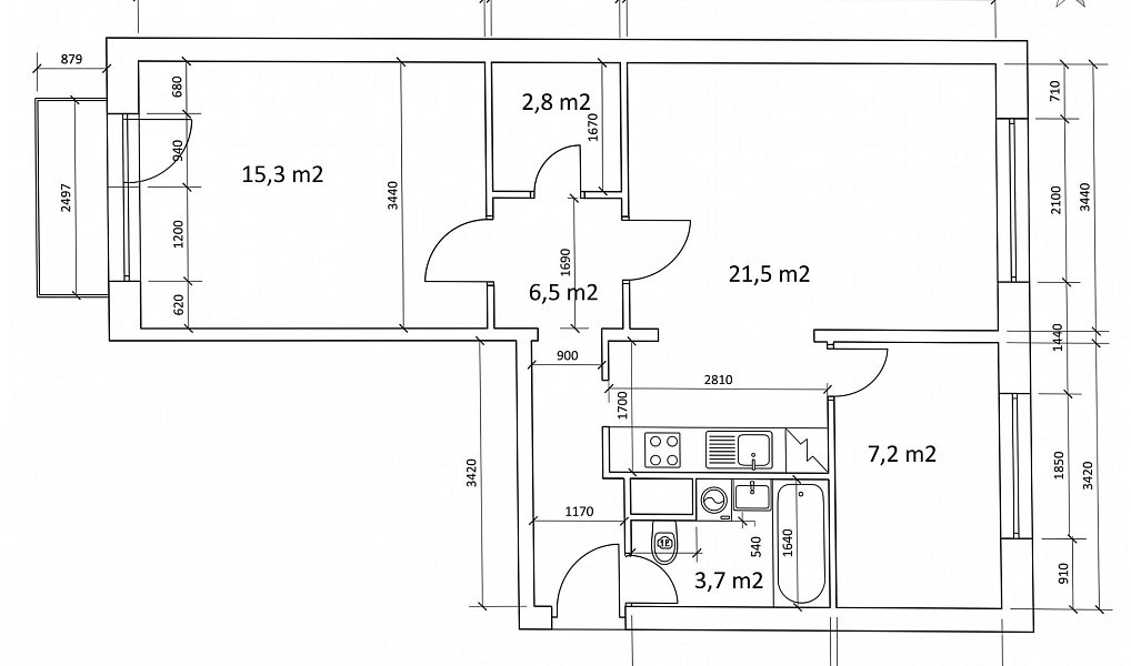 Prodej bytu 3+kk 55 m², Klobouky u Brna – náhled fotky 8