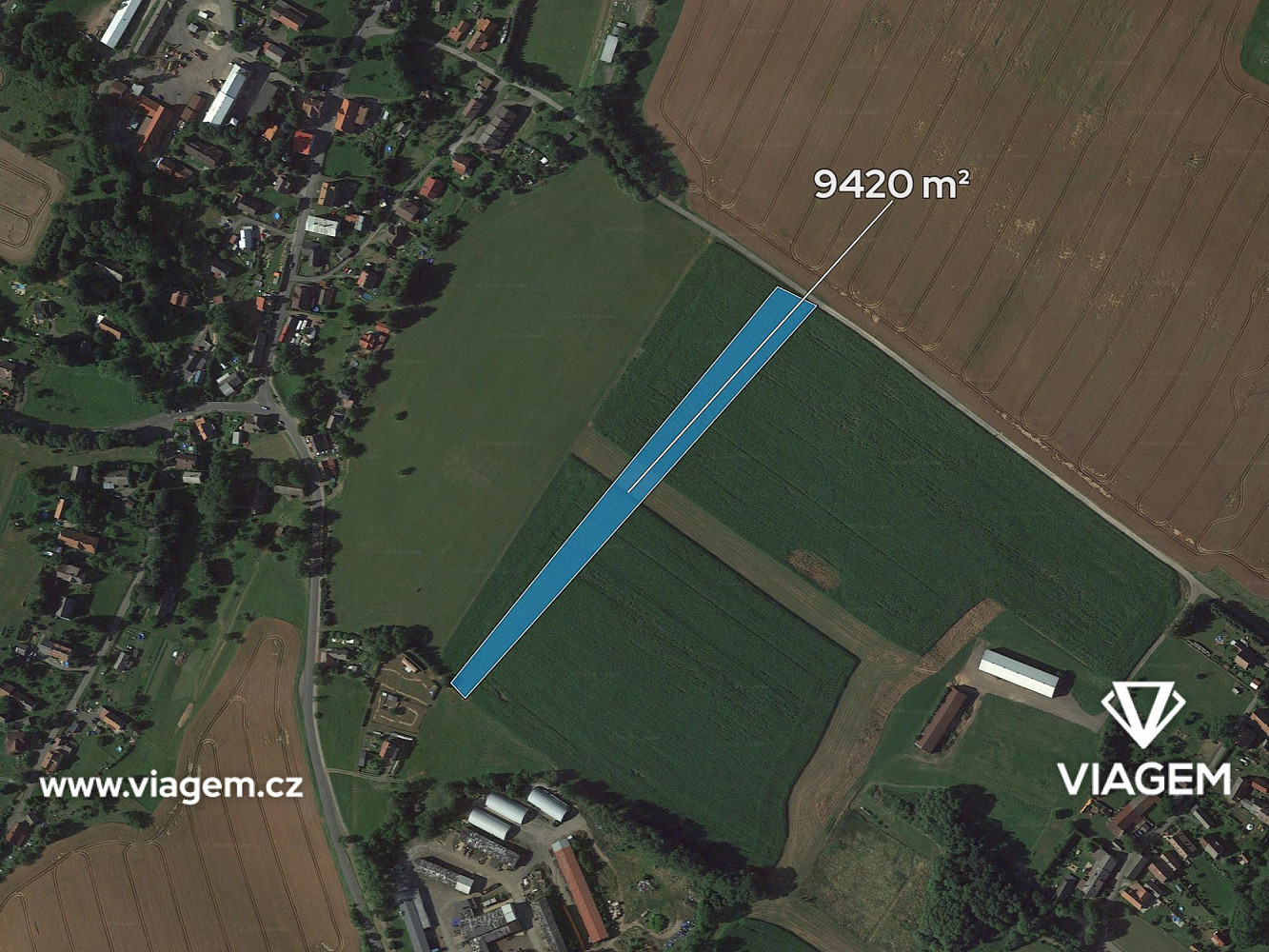 Prodej pole 5 495 m² – fotografie 2