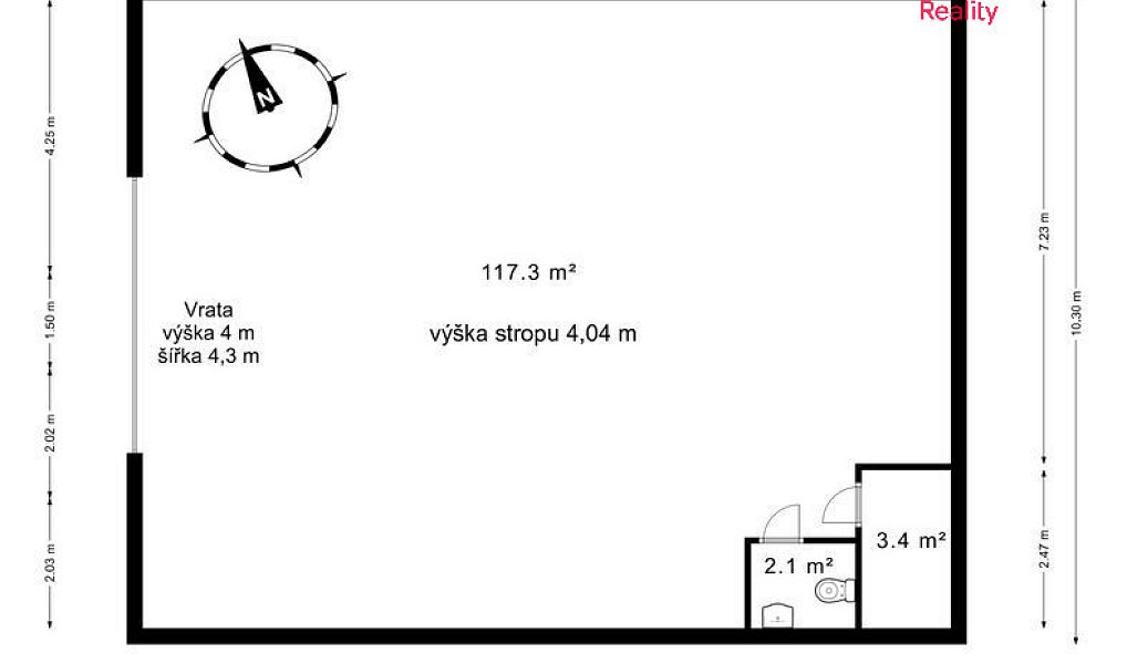 Prodej skladovacích prostor 122 m², Lysá nad Labem – náhled fotky 12