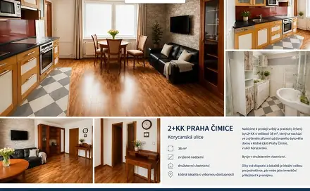 Prodej bytu 2+kk 38 m²