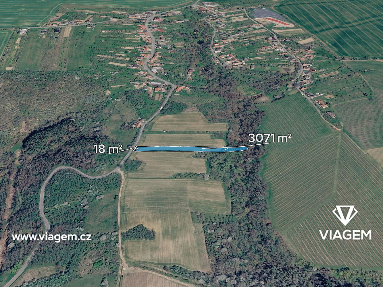 Prodej pole 3 089 m²
