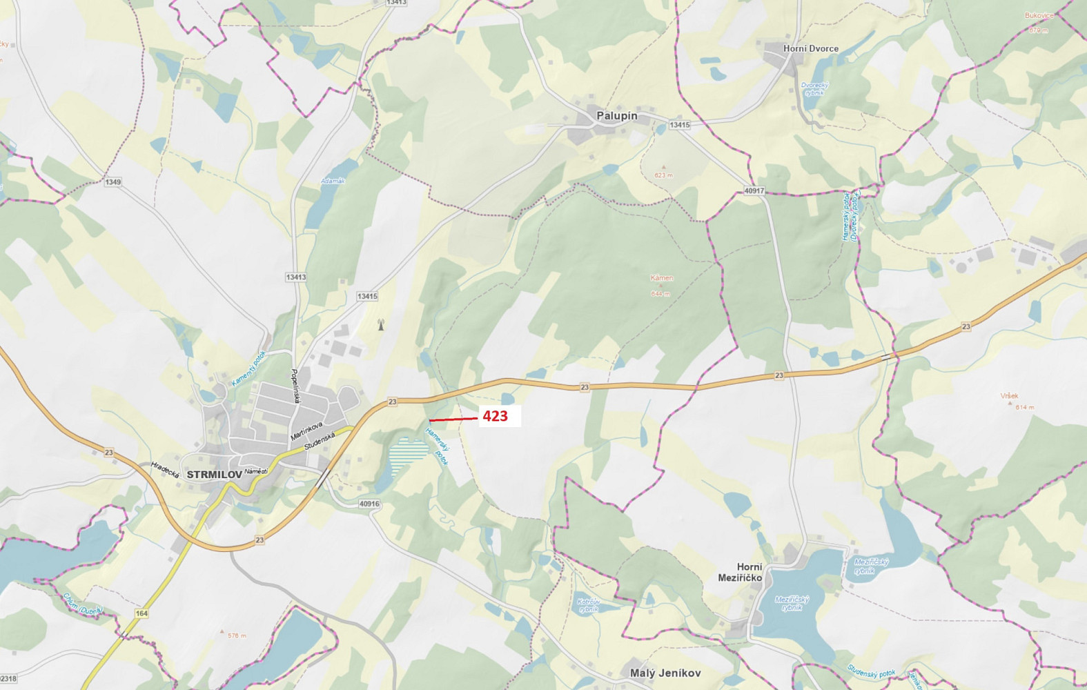 Dražba lesa 140 m²