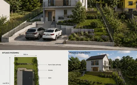 Prodej stavebního pozemku 915 m², Černá cesta, Ústí nad Labem