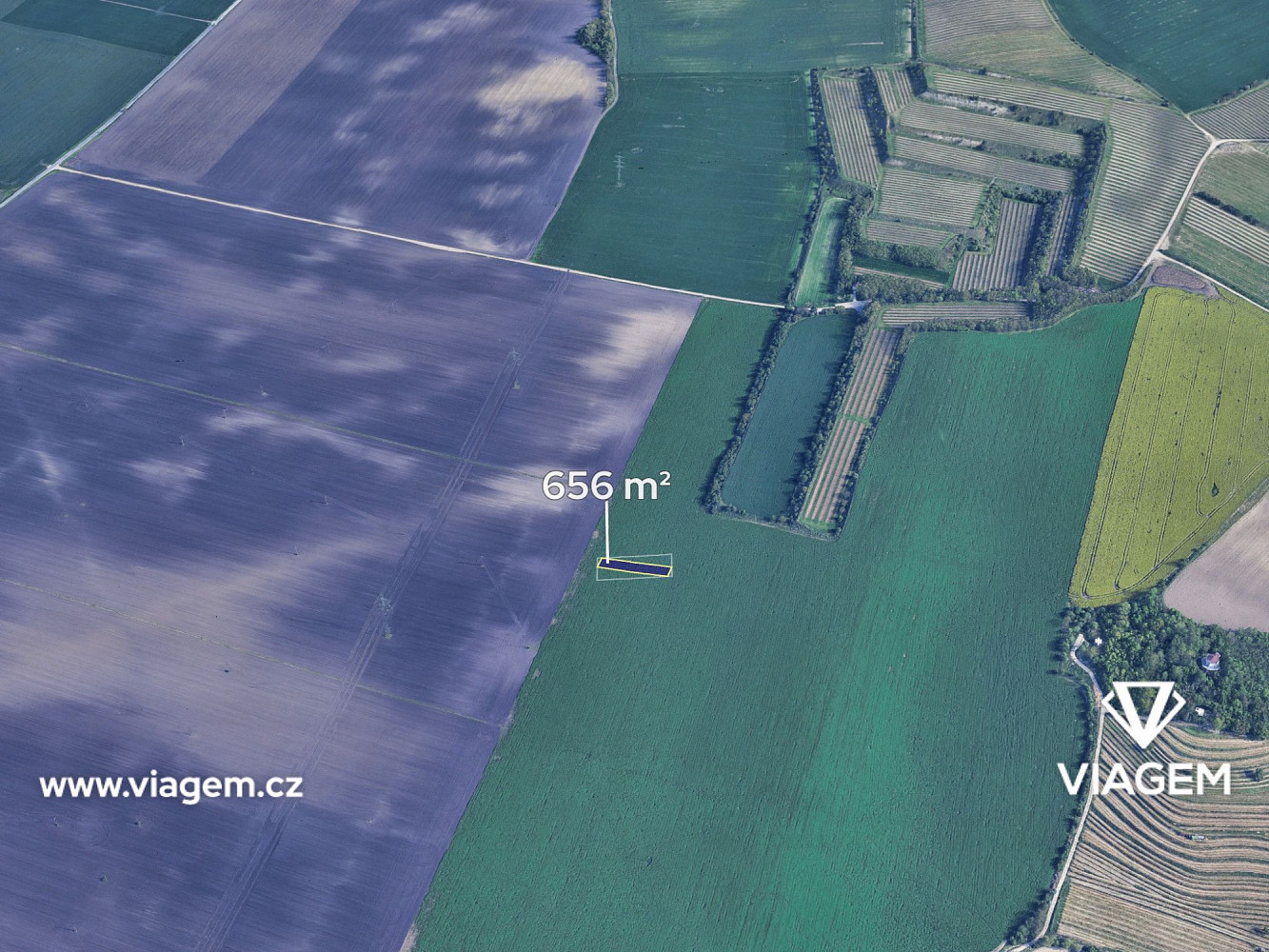 Prodej pole 656 m²