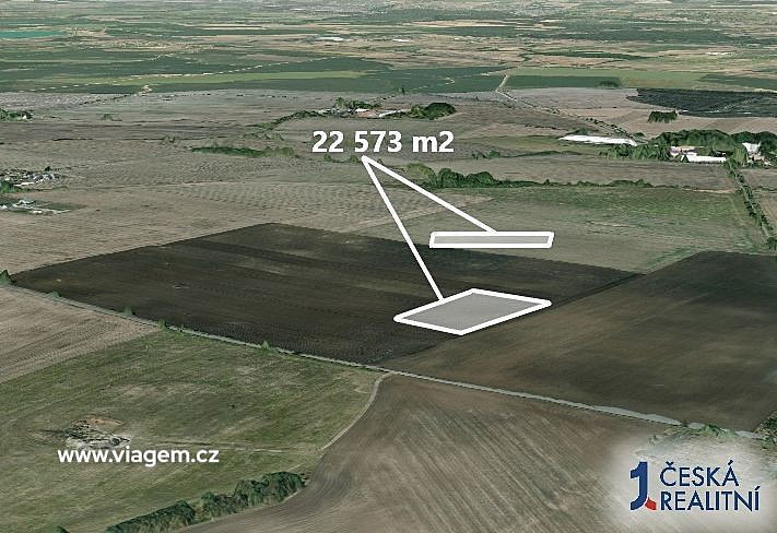 Pole 22 573 m², Podíl 17 % o výměře 3 762 m² – pohled 2