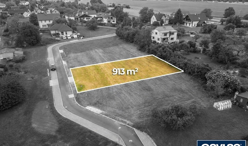 Prodej stavebního pozemku 913 m², Lažany – náhled fotky 2