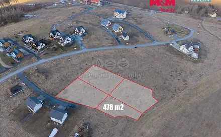 Prodej stavebního pozemku 478 m², Václavov u Bruntálu - Horní Václavov, okres Bruntál