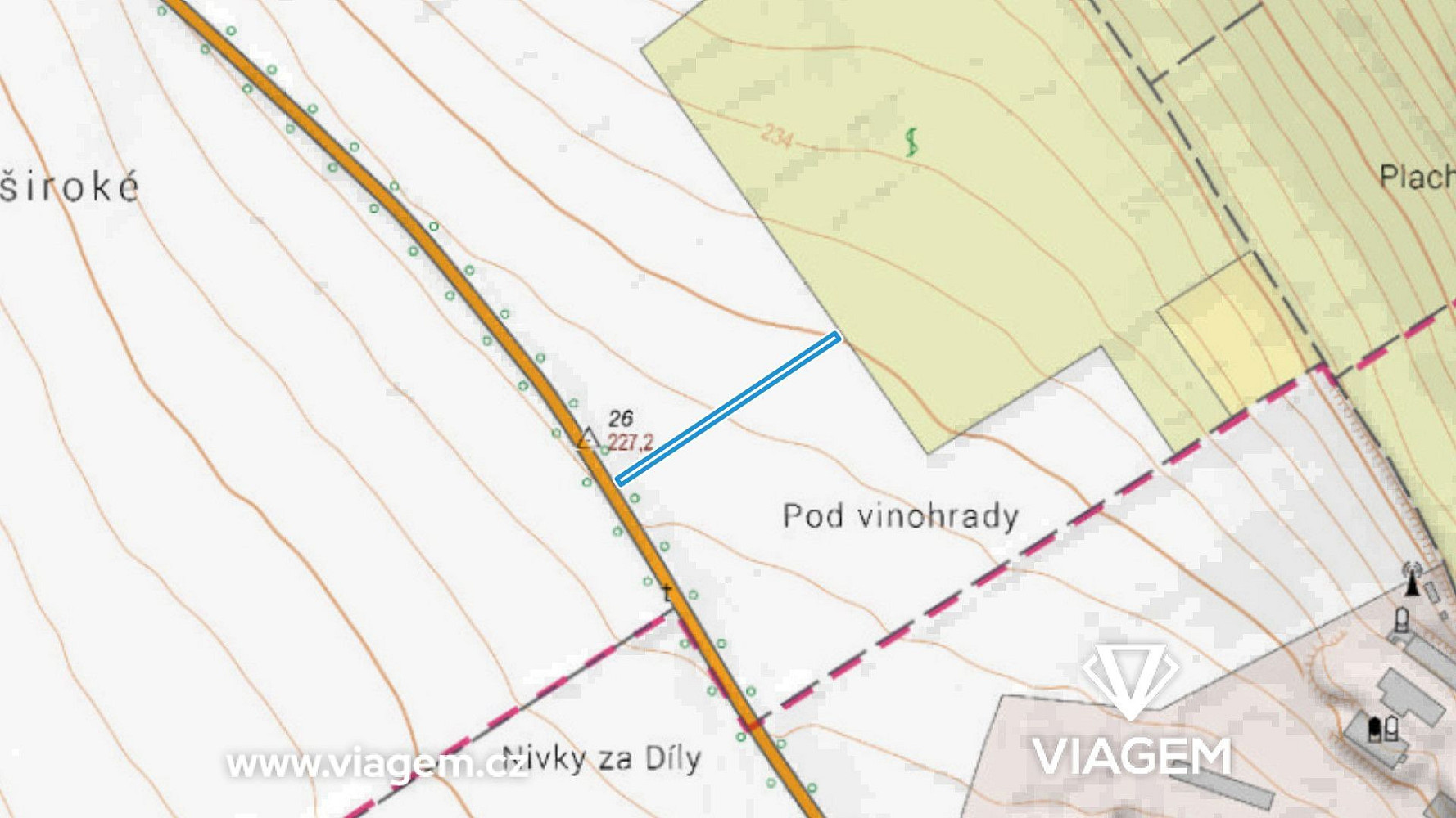 Prodej pole 1 481 m² – fotografie 3