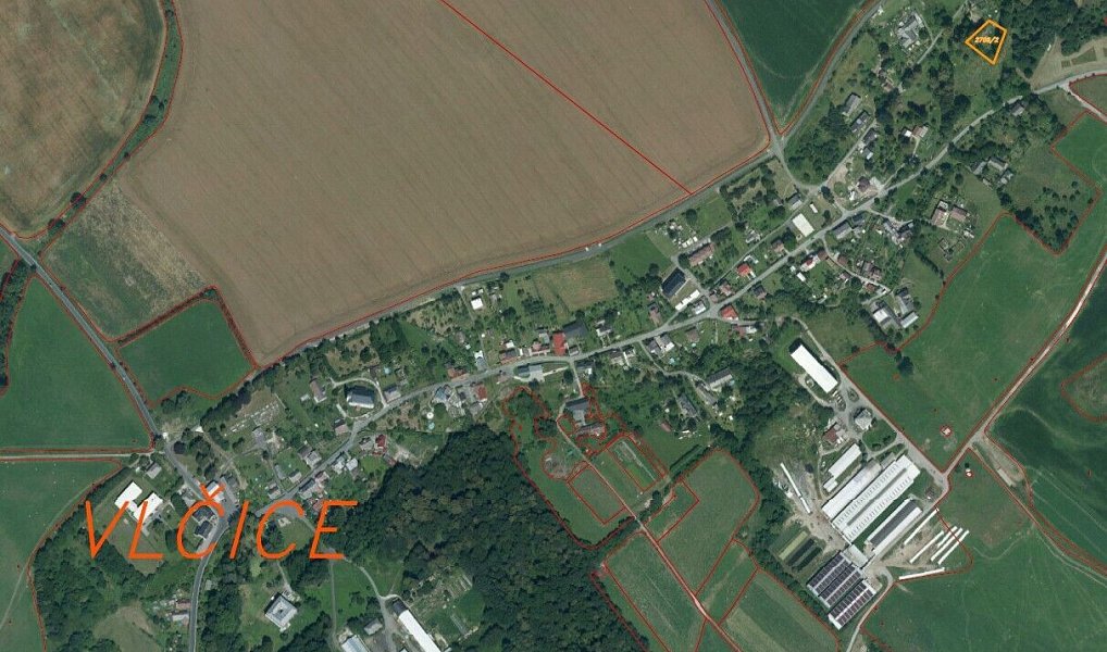 Prodej pozemku 1 387 m², Vlčice – náhled fotky 5