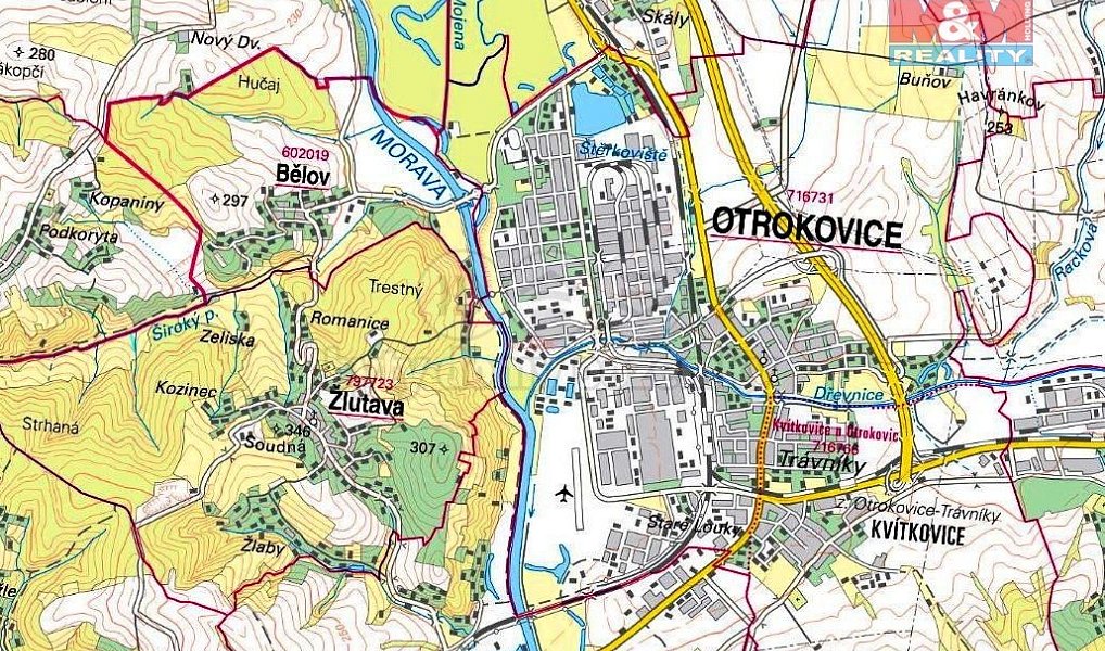 Prodej louky 1 302 m², Žlutava – náhled fotky 5