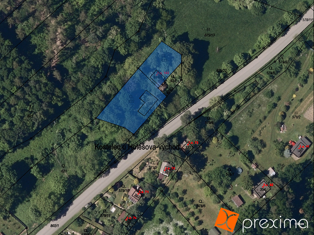 Prodej stavebního pozemku 67 m²