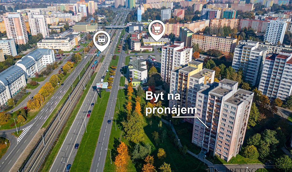 Pronájem bytu 1+1, 40 m², Dubina - Ostrava-město, Ostrava