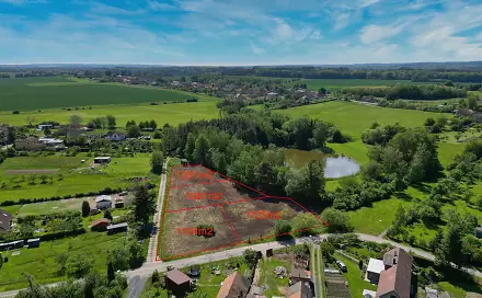 Prodej stavebního pozemku 1 125 m², Žáky, okres Kutná Hora