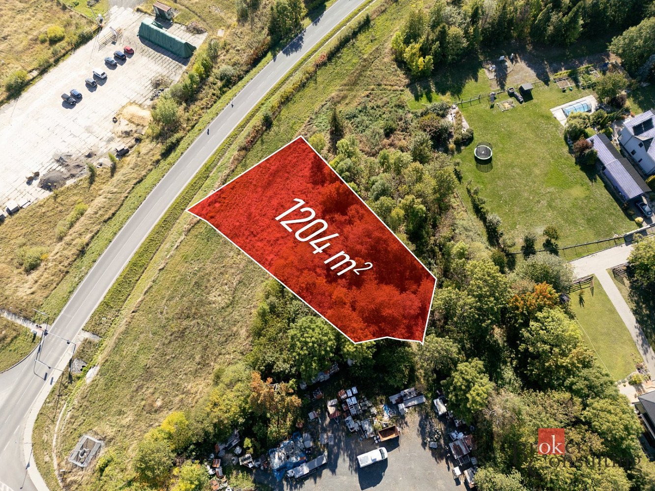 Prodej pozemku 1 204 m²