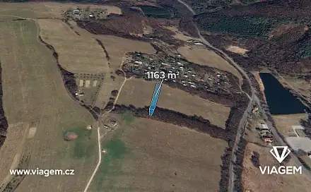 Prodej pole 1 163 m², Březůvky, okres Zlín