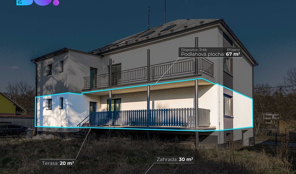 Pronájem bytu 3+kk 67 m², Bravantice – náhled fotky 6