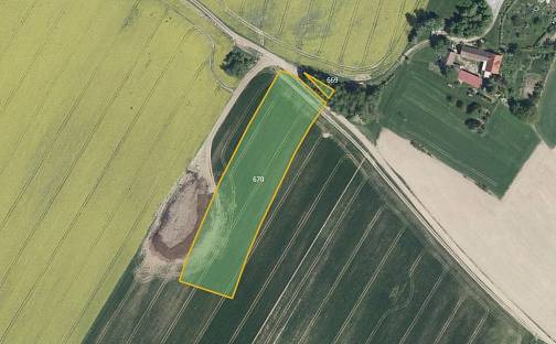 Prodej pole 7 316 m², Vyklantice - Nové Vyklantice, okres Pelhřimov