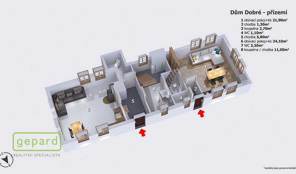 Prodej domu 124 m² s pozemkem 965 m², Dobré – náhled fotky 20