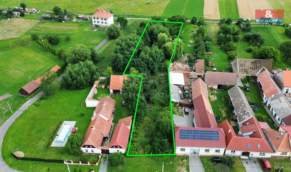 Prodej stavebního pozemku 3 467 m², Radkovice u Budče – náhled fotky 3