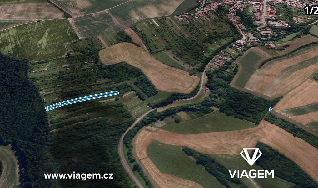 Prodej zahrady 877 m², Kobeřice u Brna – náhled fotky 2